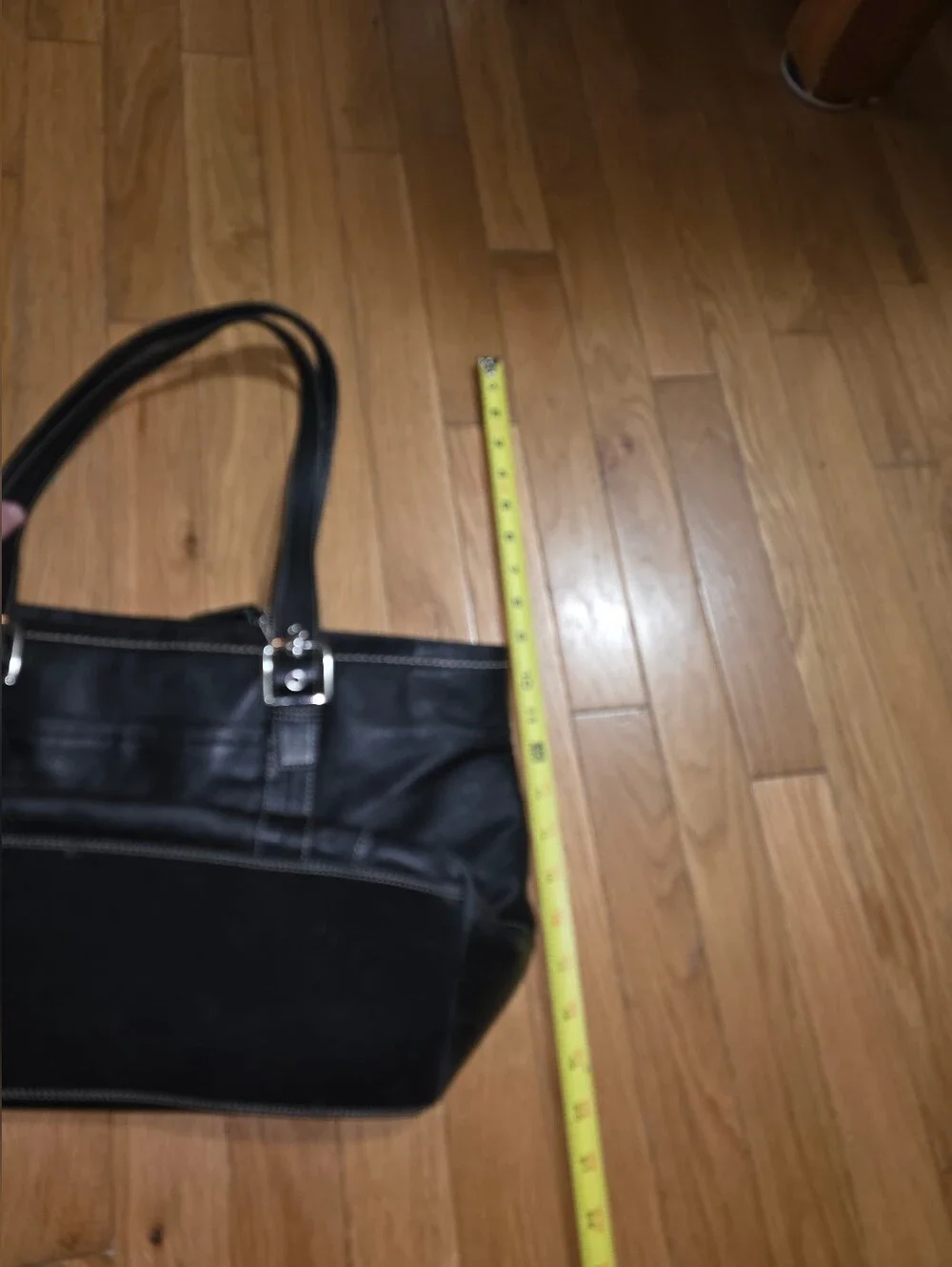 VINTAGE COACH F12609 LARGE TOTE BLACK & HANGTAG LAPTOP COMPUTER/HOLDER LEATHER